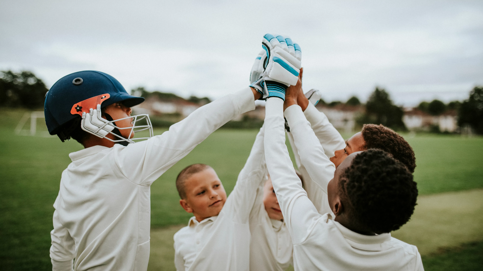 Child with trophy