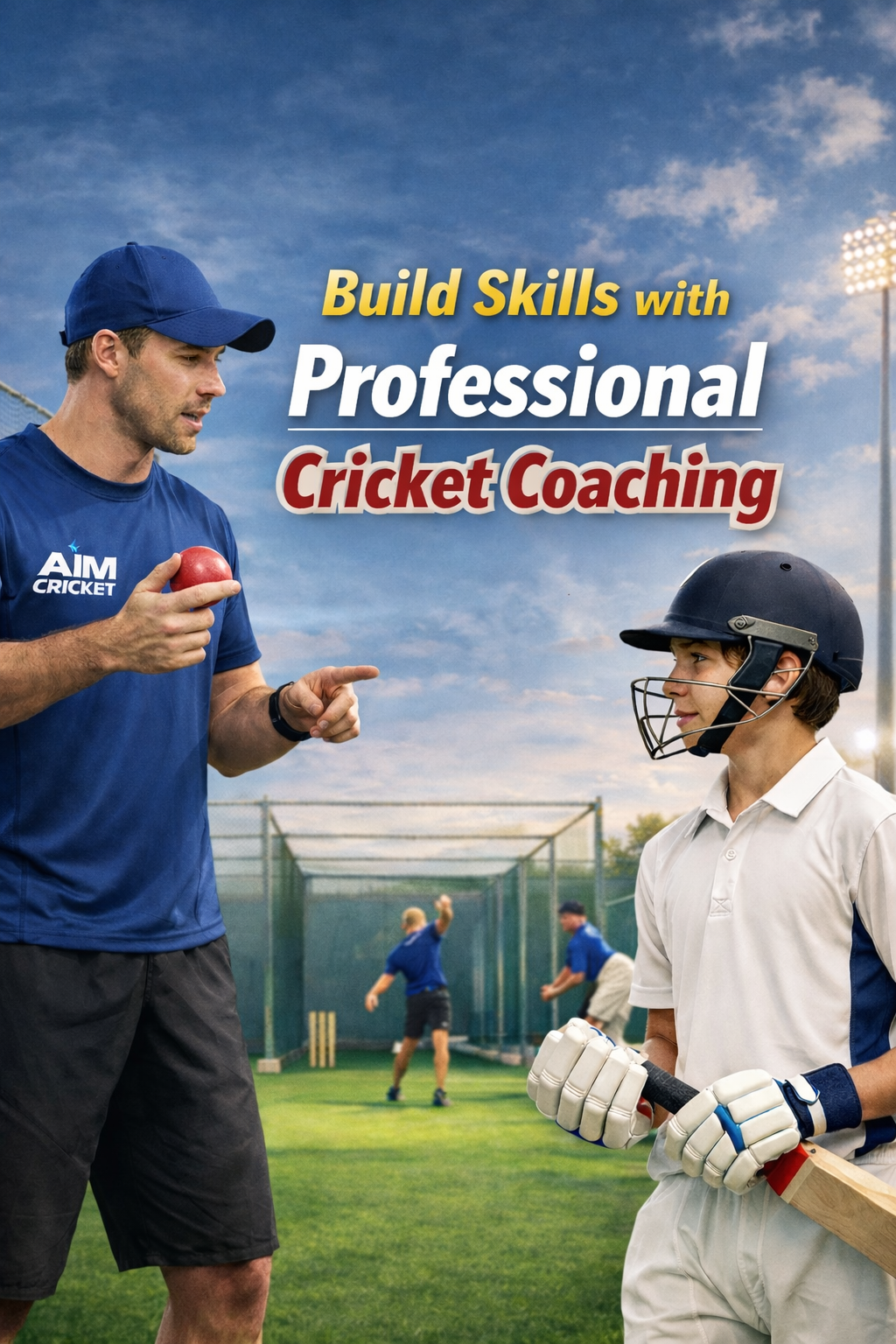 Cricket training at CrossBat, Burnsville